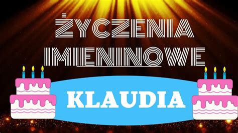 imieniny klaudii 2023